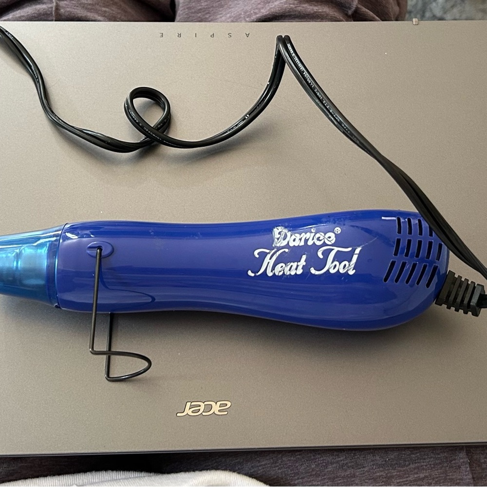 Darice Blue Heat Tool - Darice Multi-purpose Craft Heat Tool - embossing